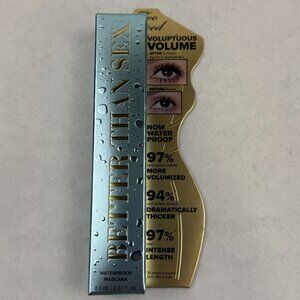 Too Faced Better Than Sex Waterproof Mascara 8ml Long-Lasting Volume Length NEW